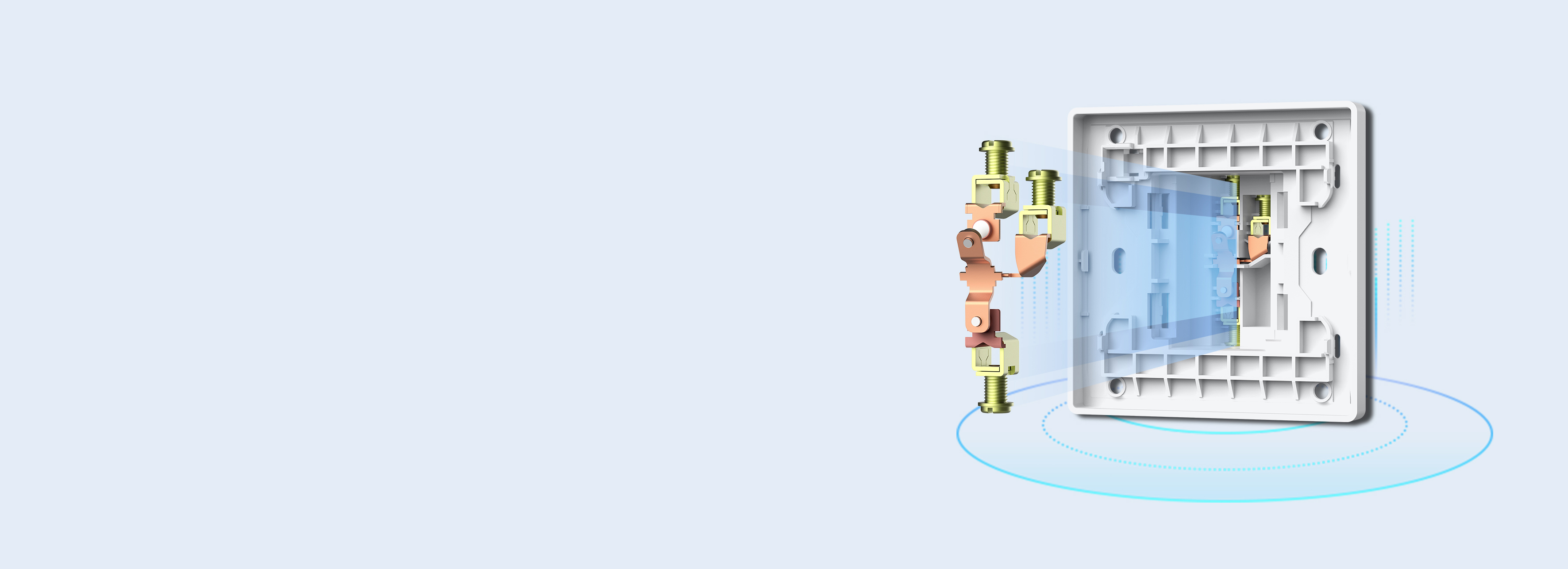 優選材質保障性能
 面板開關擺動件采用高...