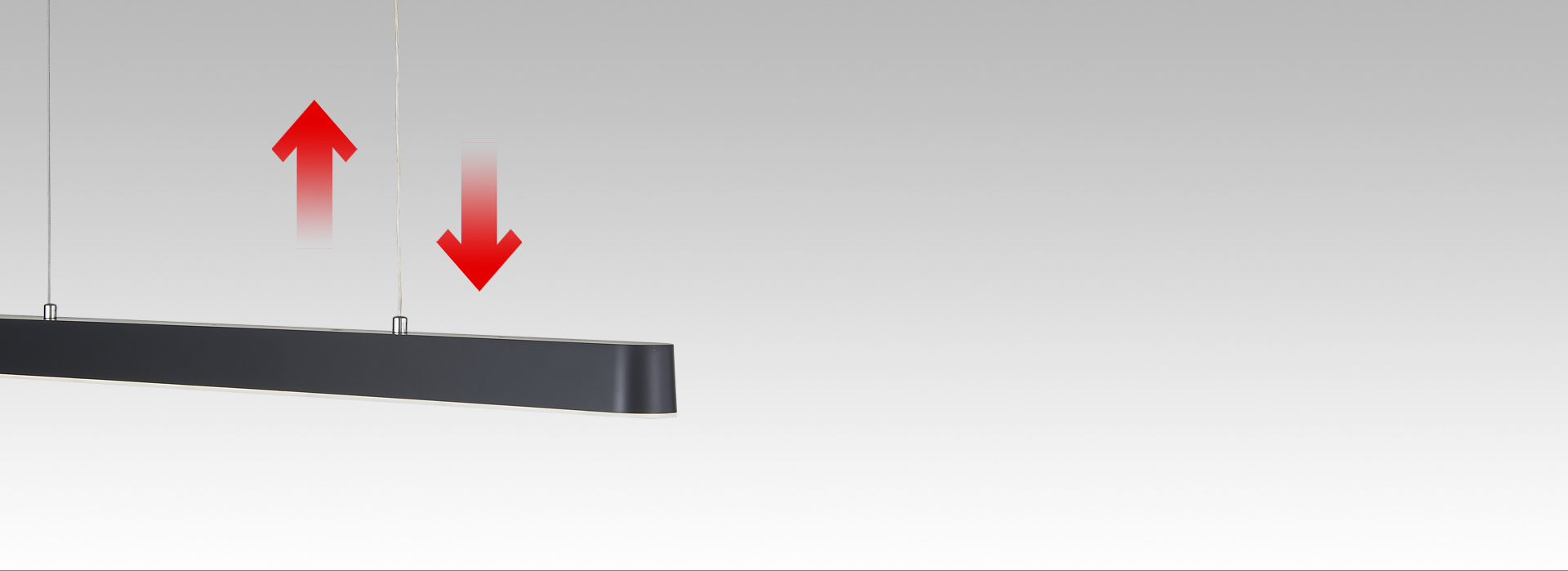 吊線輕松可調，適配不同層高
 正泰照明餐...