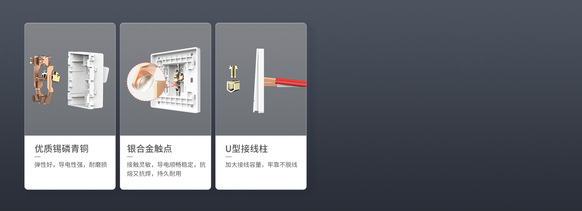 優質銅件
 導電強，耐插拔