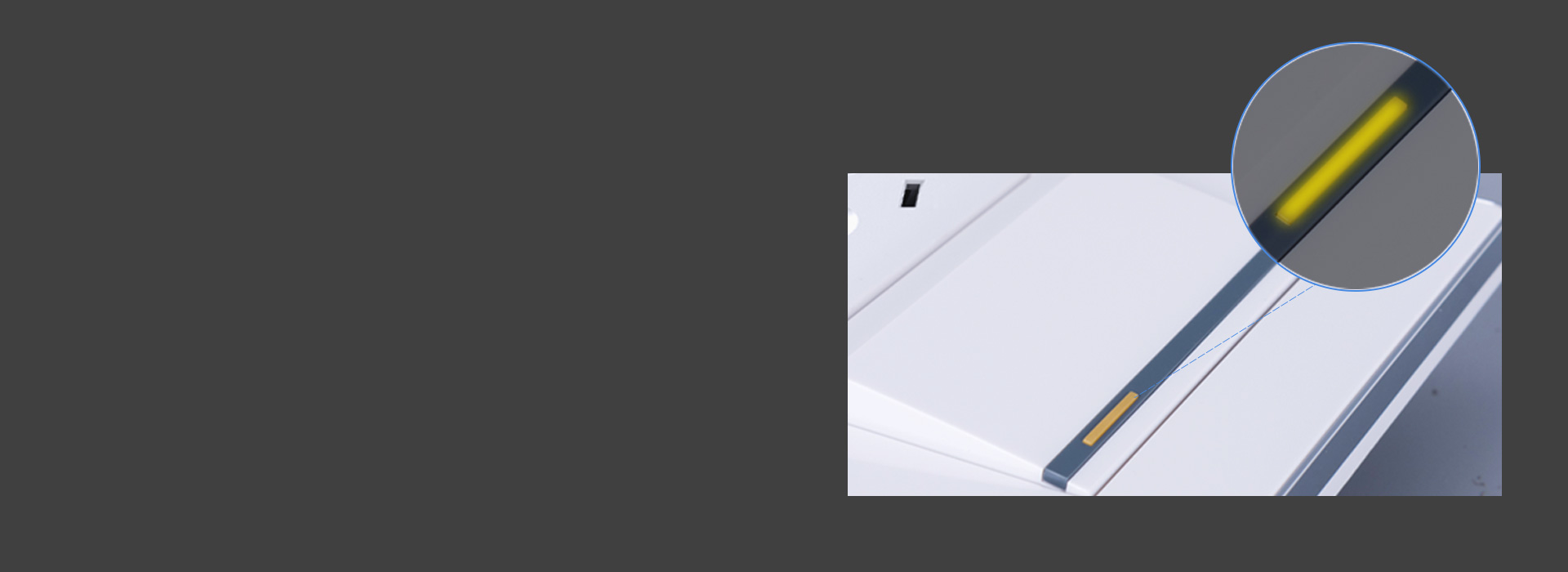 錯(cuò)位熒光設(shè)計(jì)，手感更佳
 大開(kāi)關(guān)面板，真...