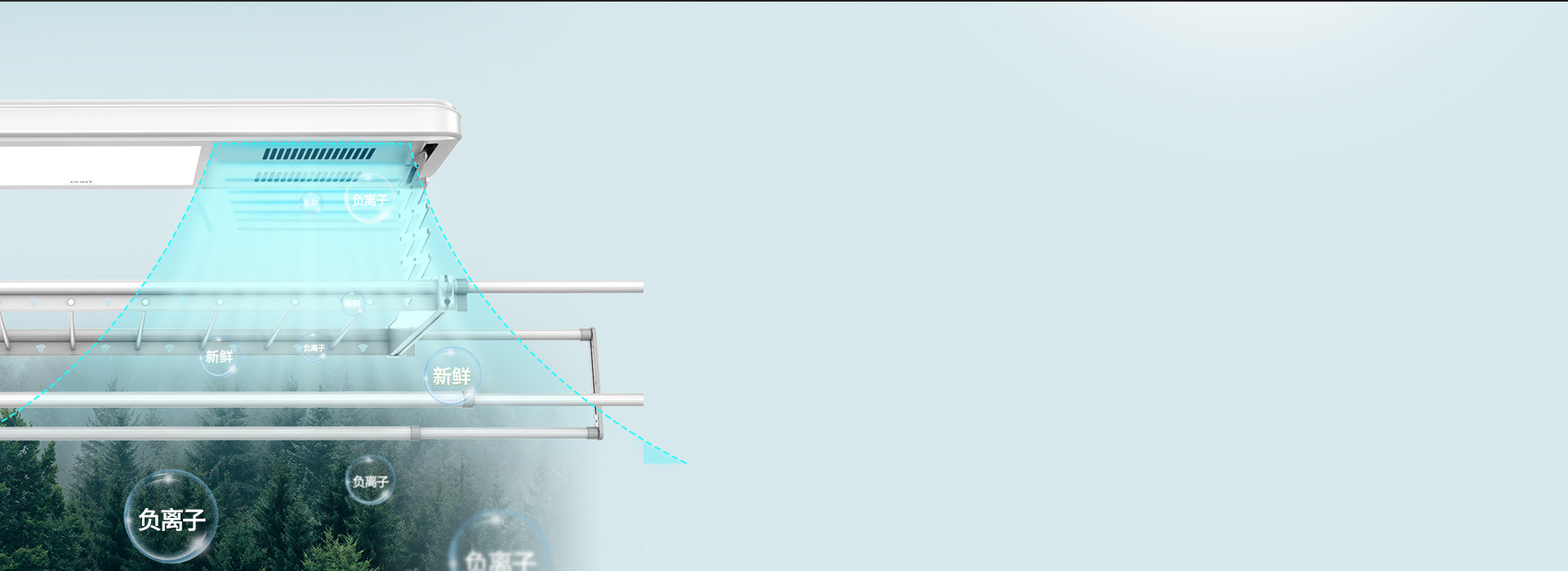 負離子凈化陽臺，呼吸清新空氣
 正泰NE...