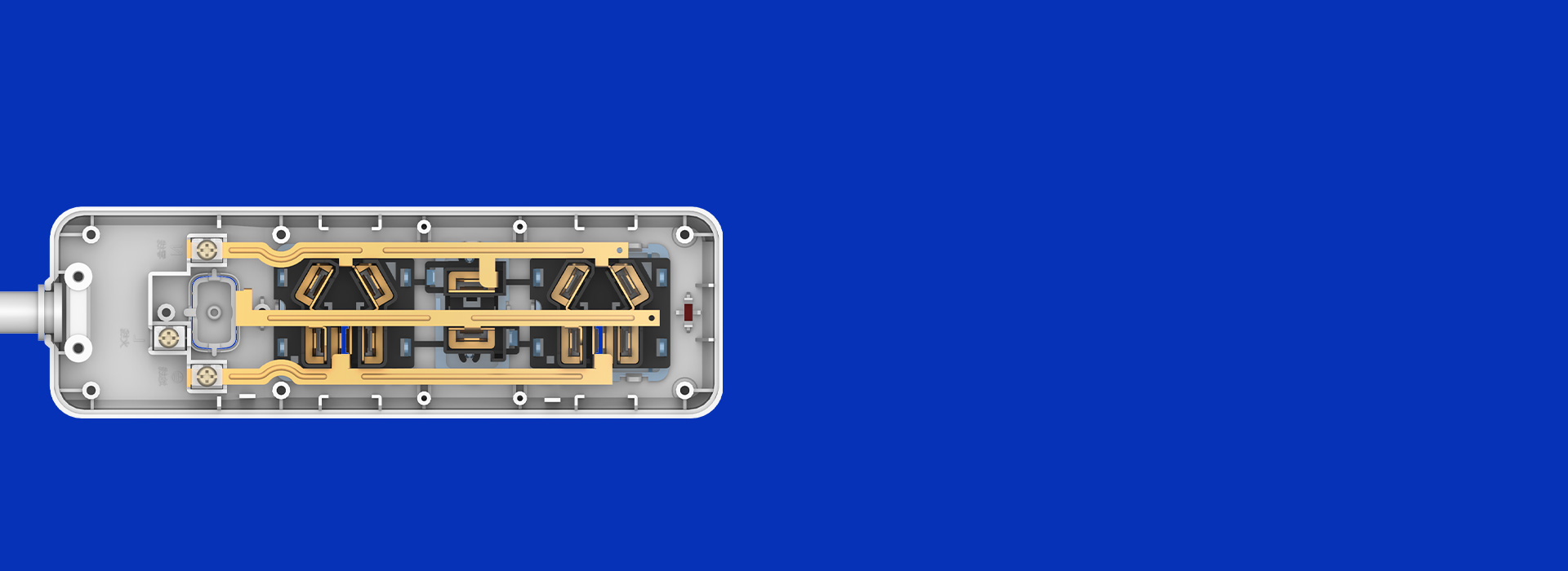 一體化高精銅條
 導電性好，電流傳輸平穩...