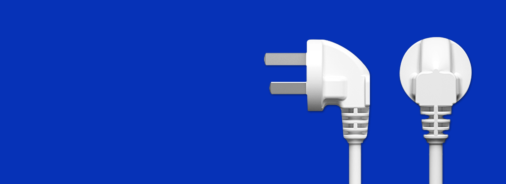 一體成型鵝式插頭
 人體工學設計，握感舒...