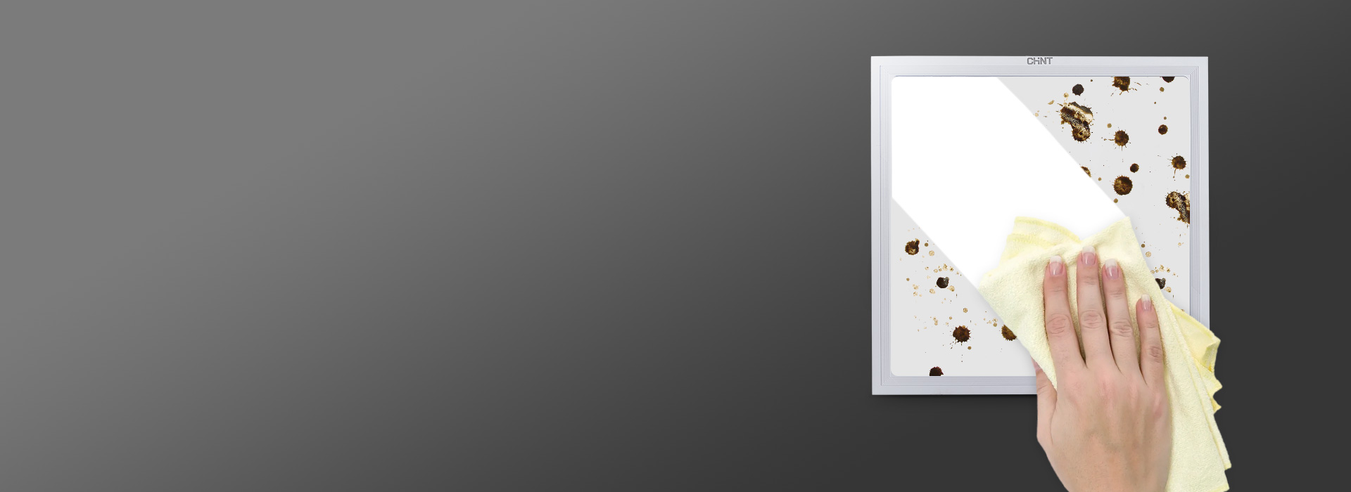 強(qiáng)親水性，抗油污水漬，
 清潔方便，一擦...