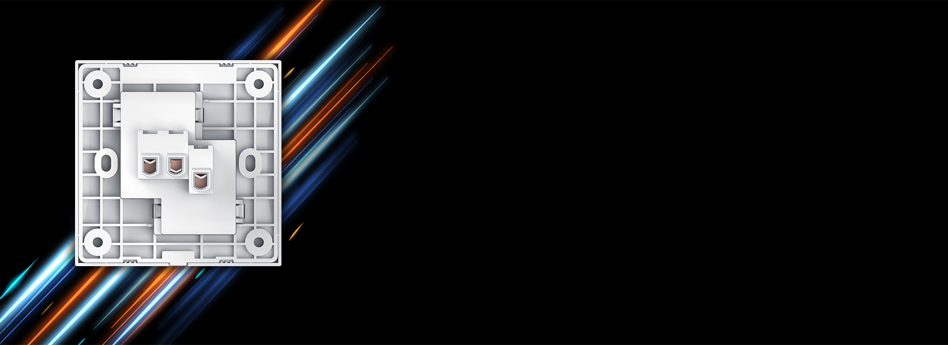 高效·便捷安裝
 V型軸拉接線，夾線牢固...