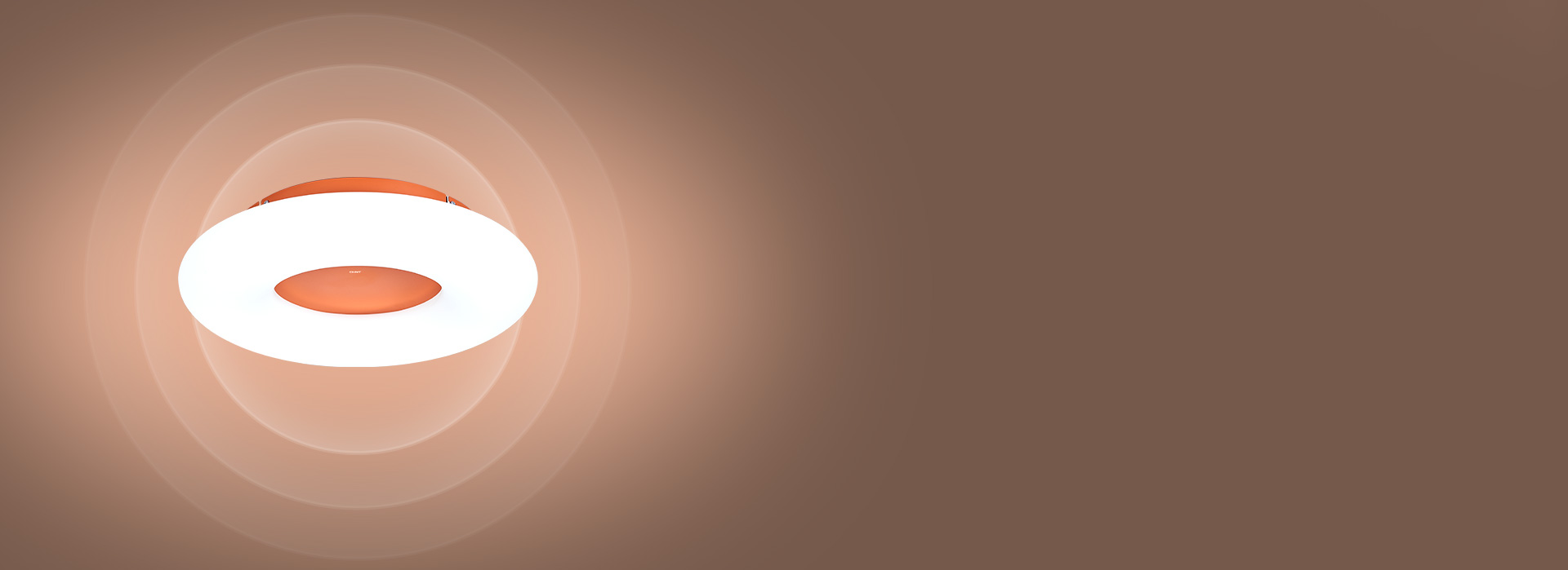 360°環(huán)繞發(fā)光，柔和照亮空間
 燈罩外...