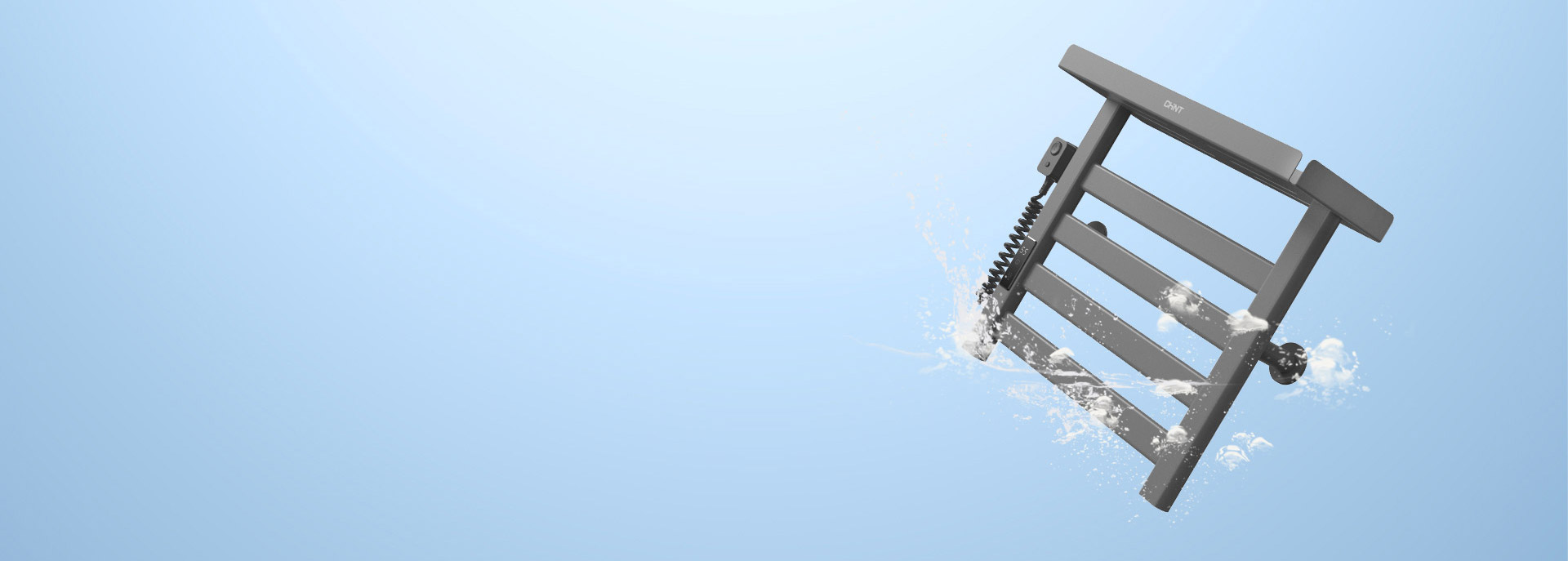 IPX4級可靠防水，濕毛巾隨用隨放
 強...