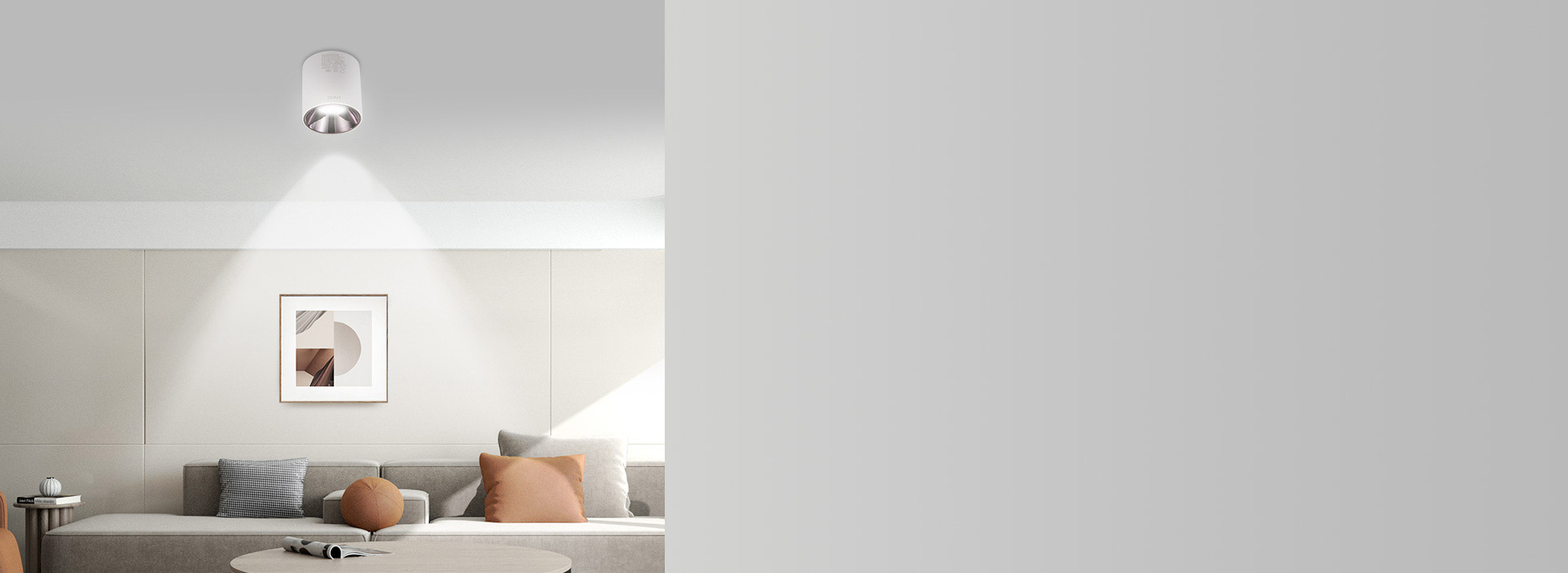 36°光束角柔和光斑
 優(yōu)雅光弧，可洗亮...