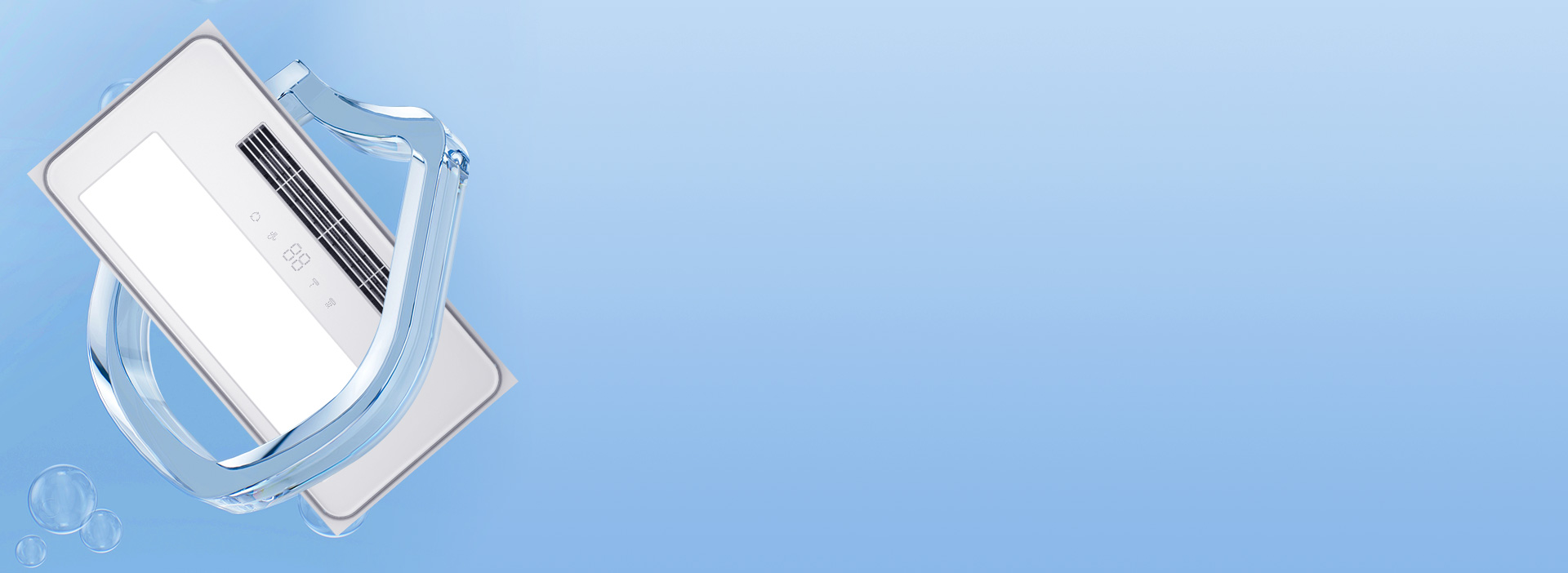 嚴密防水，安心沐浴
 取暖換氣采用雙核塑...