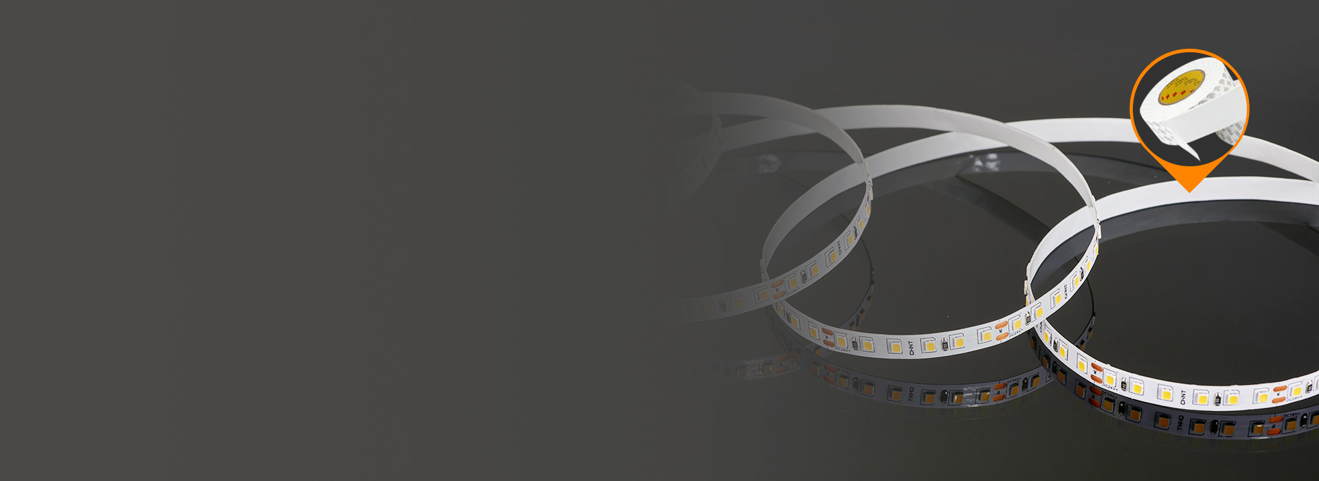 自帶背膠，安裝方便 裸板燈帶，自帶強力...