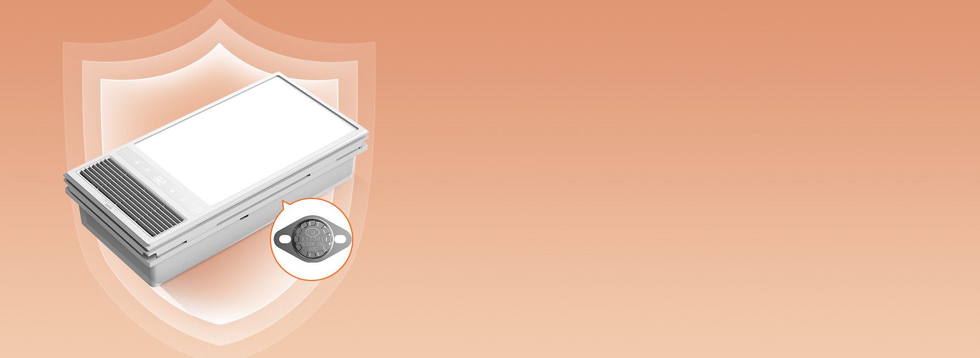 過熱保護(hù) 內(nèi)置95℃自復(fù)位溫控器，如果...