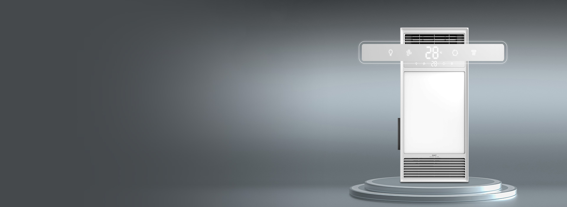 狀態(tài)一目了然
 面板自帶高清數(shù)顯，實(shí)時(shí)溫...